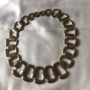 Gold chain style necklace